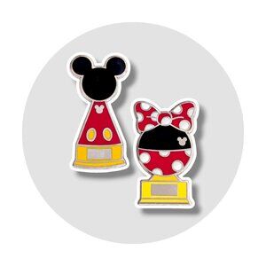 Mickey Mouse and Minnie Mouse Disney Pins: Character Trophy